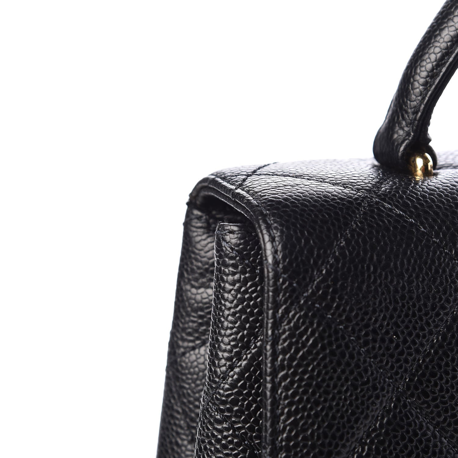 Chanel Caviar Quilted Jumbo Kelly Flap Black 12 of 12