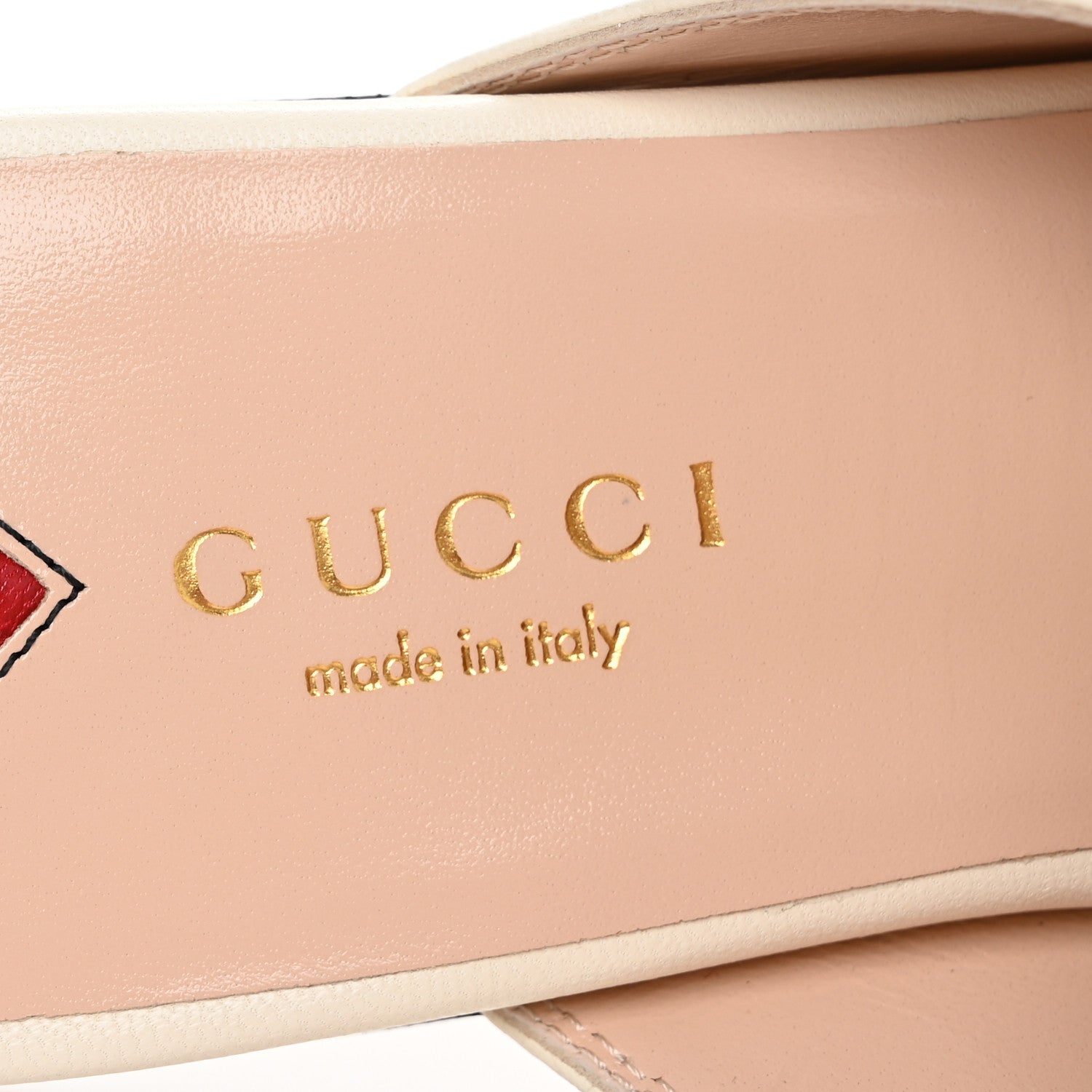 Gucci Malaga Kid Web Womens Princetown Slippers 35 Mystic White 8 of 10