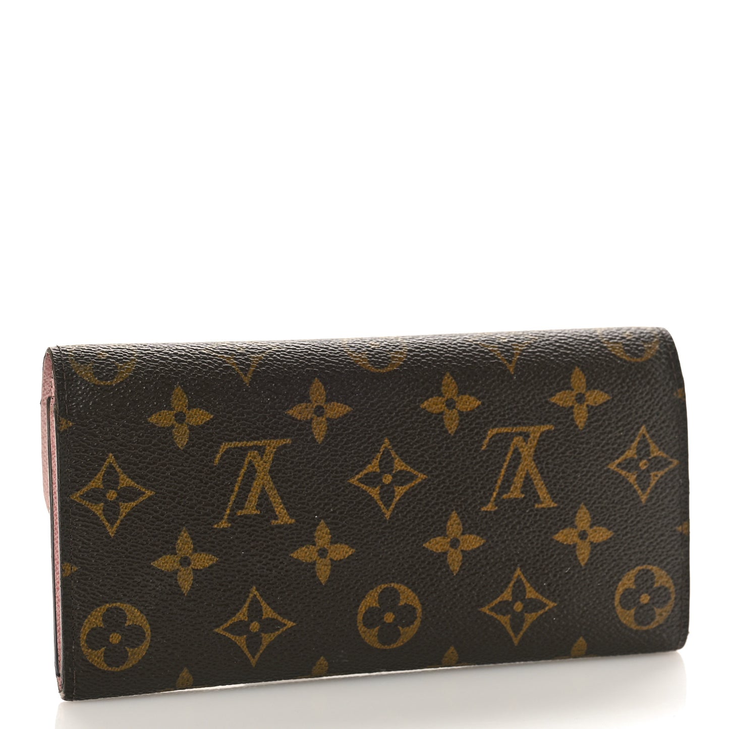 Monogram Emilie Wallet Rose Ballerine