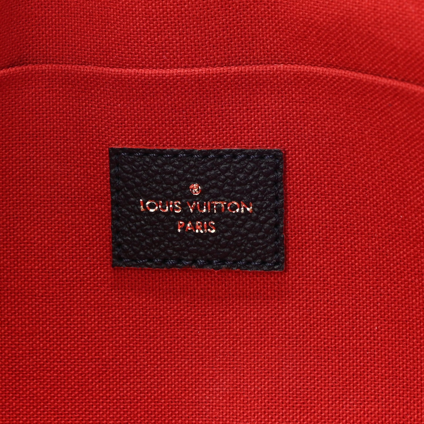 Empreinte Pochette Felicie Chain Wallet Marine Rouge