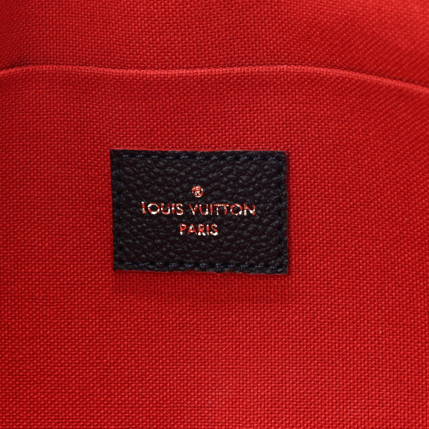 Louis Vuitton Empreinte Pochette Felicie Chain Wallet Marine Rouge 7 of 9