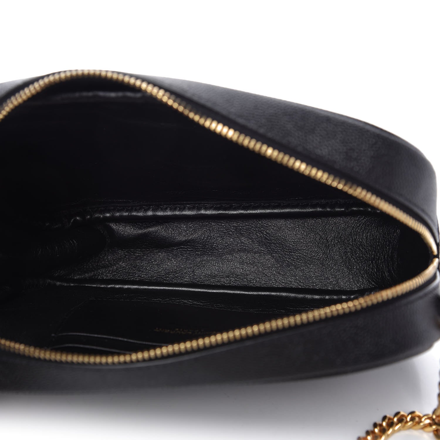 Saint Laurent Grain De Poudre Matelasse Monogram Mini Lou Camera Bag Black 5 of 10