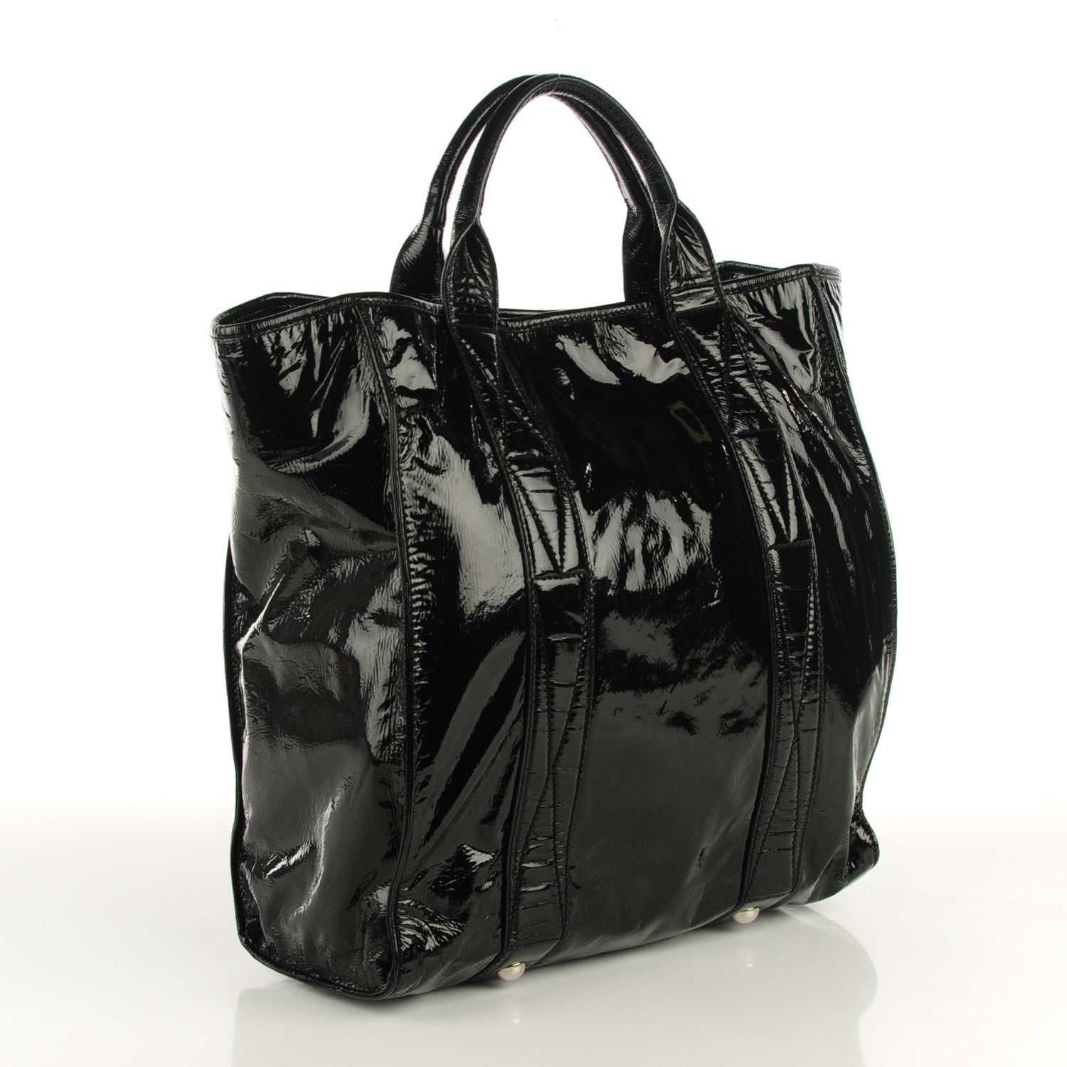 Miu Miu Vinyl Tote Black 3 of 8