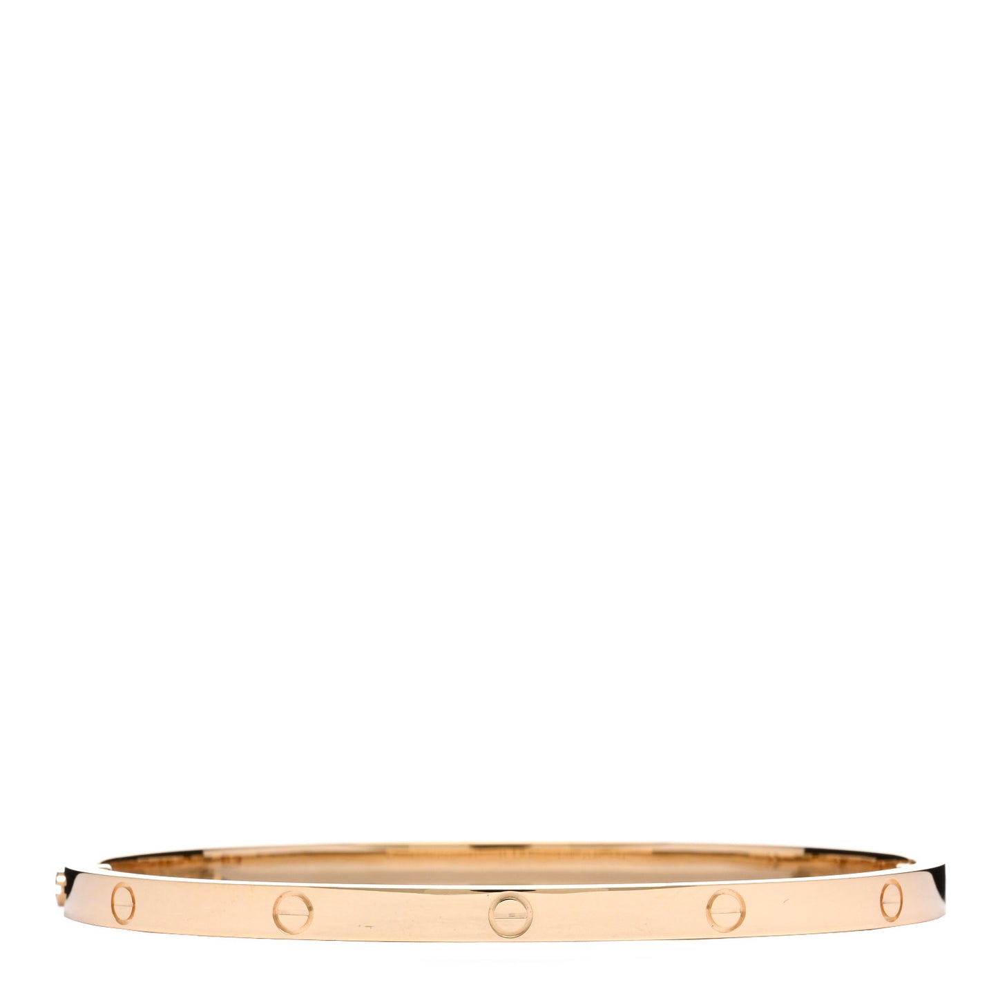 18K Yellow Gold Small LOVE Bracelet 17