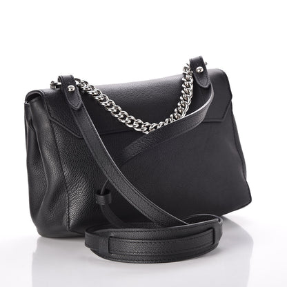 Louis Vuitton Calfskin Lockme II Chain Bag BB Black 3 of 7