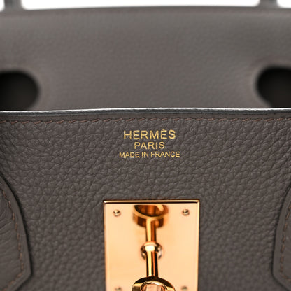 Hermes Togo Birkin 30 Etain 6 of 13