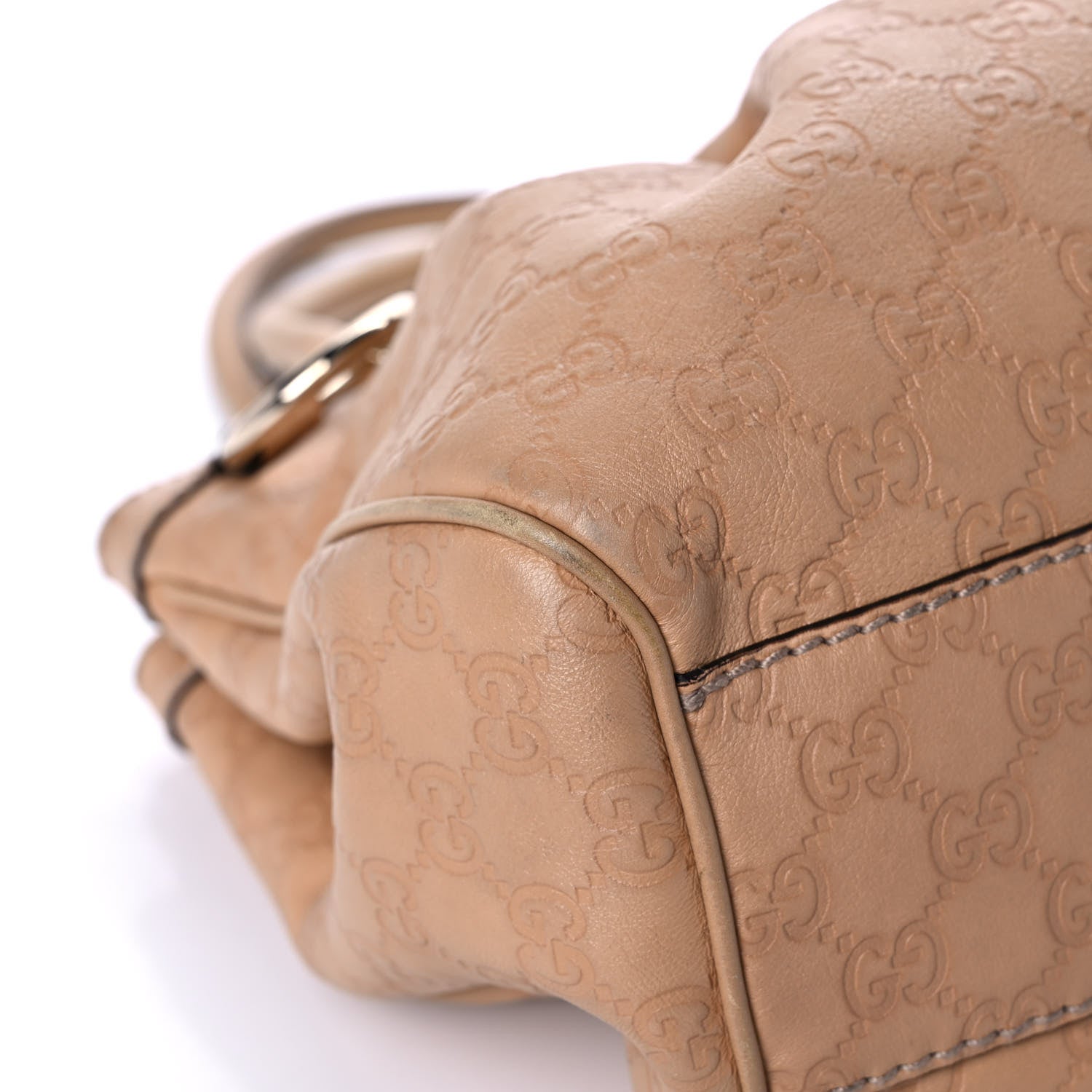 Gucci Guccissima Medium Sukey Tote Beige 9 of 14