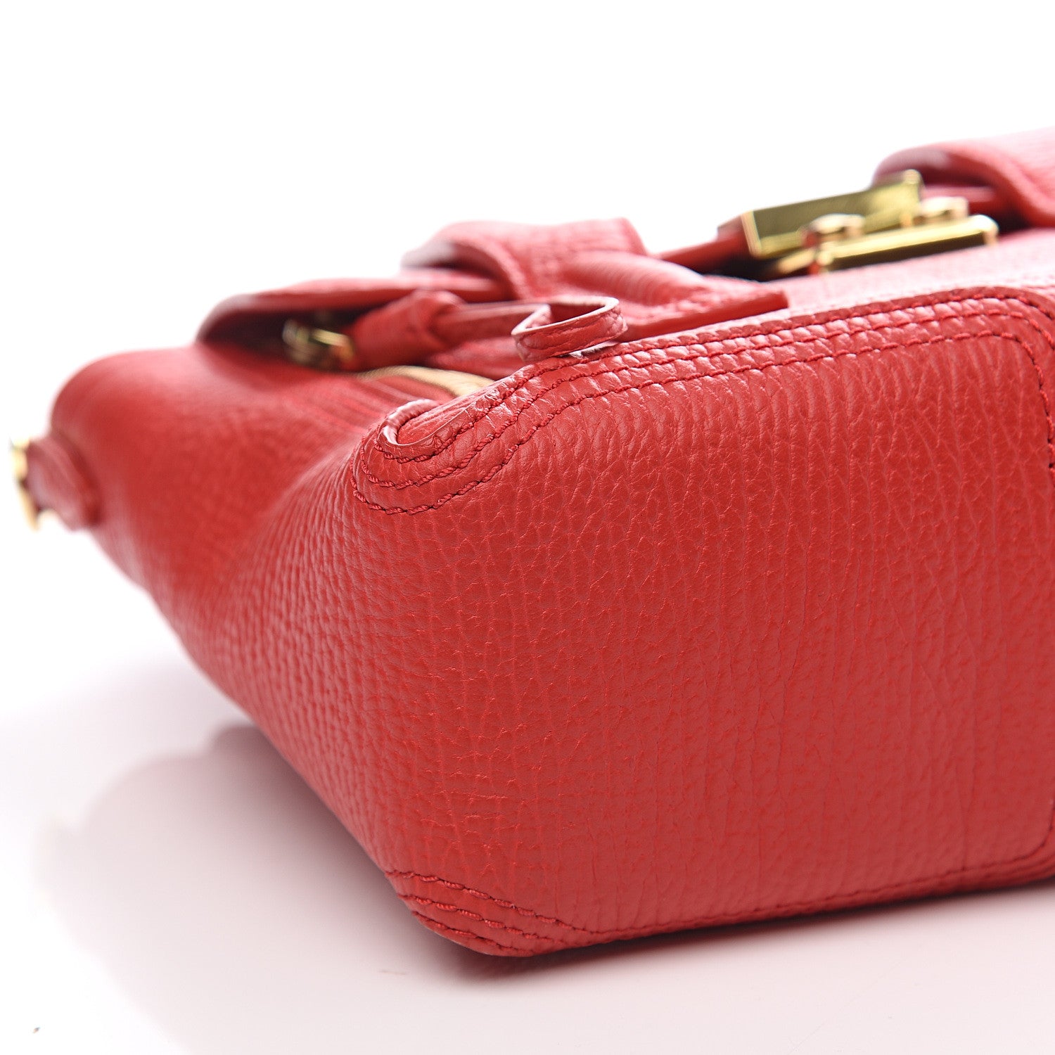 3.1 Phillip Lim 3.1 Textured Calfskin Mini Pashli Satchel Red 7 of 9