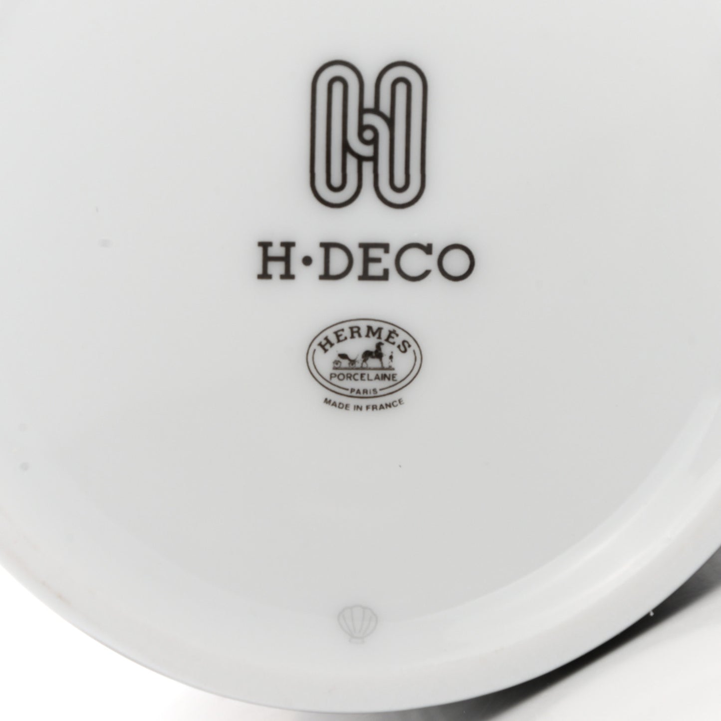 Porcelain H Deco Mug N°2 Black