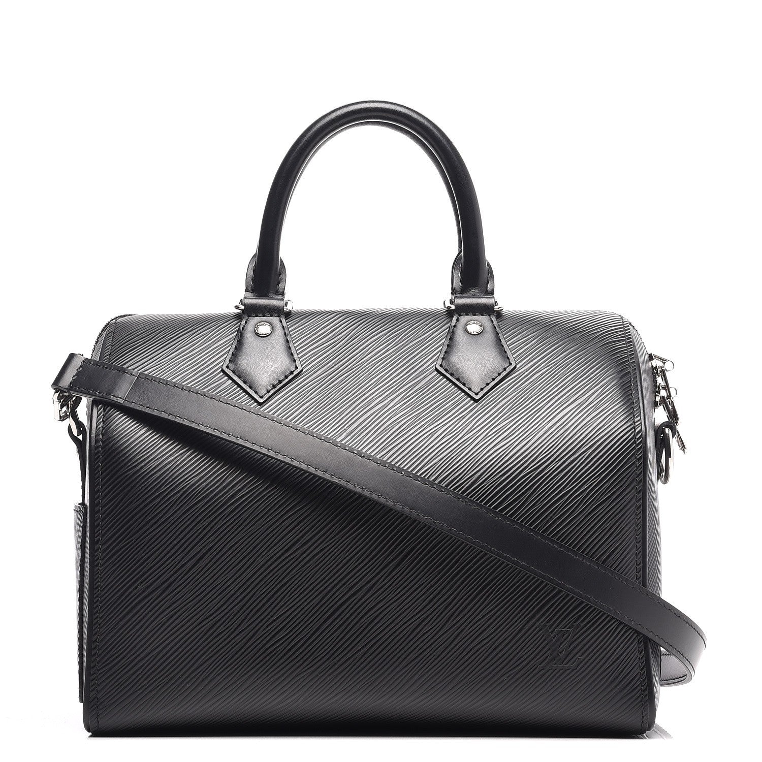 Louis Vuitton Epi Speedy Bandouliere 25 Black 1 of 8