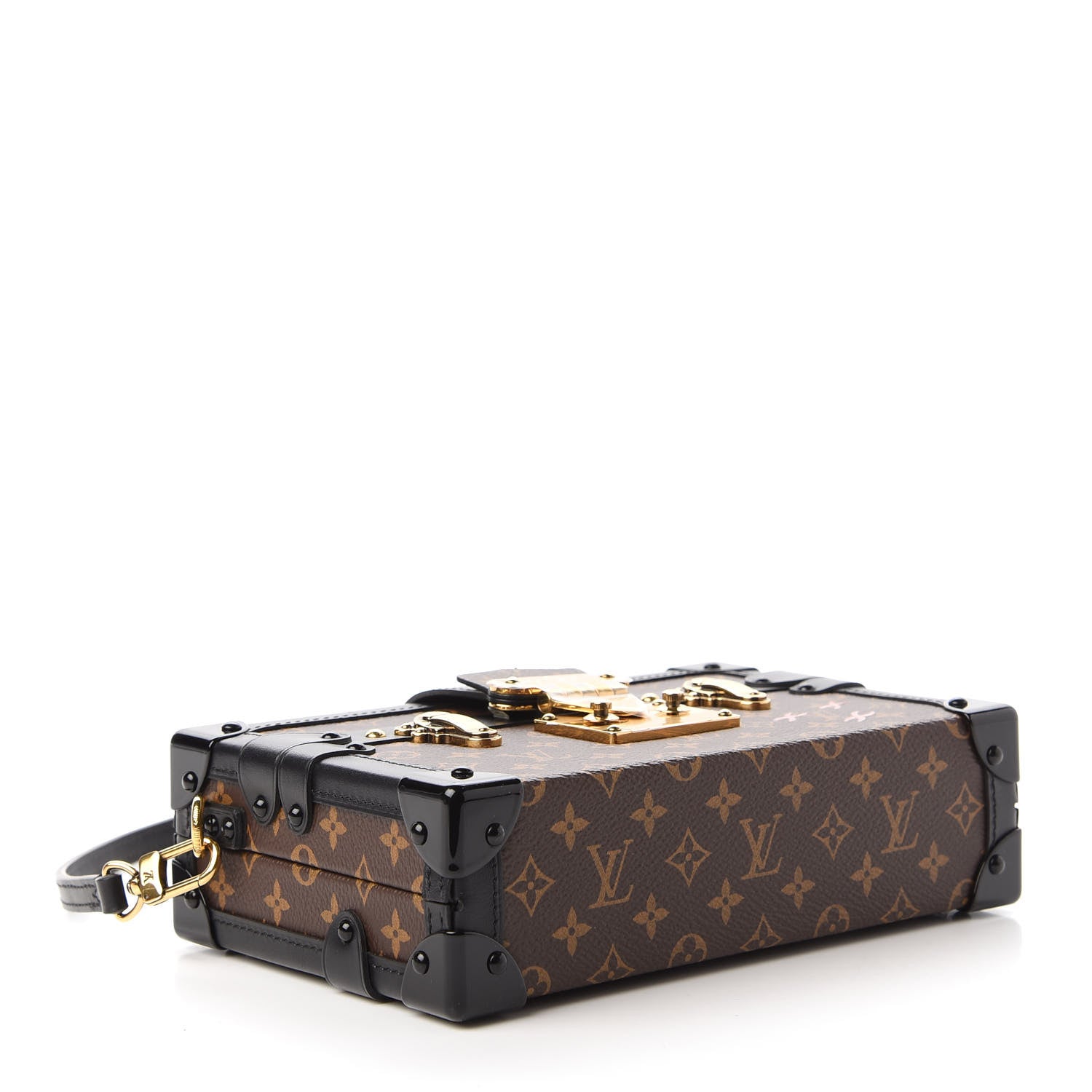 Louis Vuitton Monogram Petite Malle Black 4 of 10