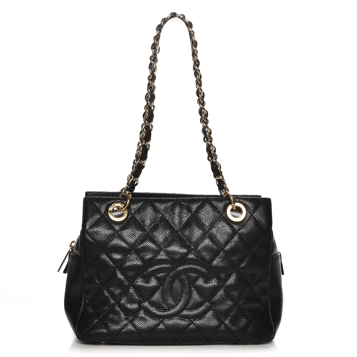Chanel Caviar Quilted Petit Timeless Tote PTT Black 1 of 7