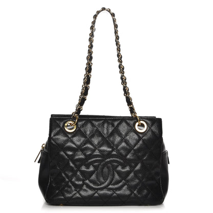 Chanel Caviar Quilted Petit Timeless Tote PTT Black 1 of 7