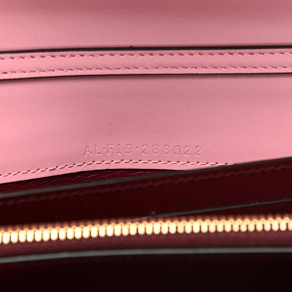 Bulgari Calfskin Serpenti Forever Chain Wallet Flamingo Topaz 7 of 7