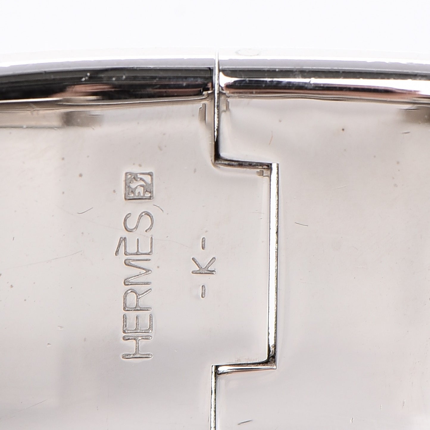 Enamel Wide Clic Clac H Bracelet PM Orange