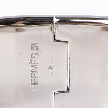 Hermes Enamel Wide Clic Clac H Bracelet PM Orange 4 of 5