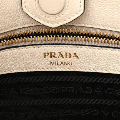 Prada Vitello Daino Hobo Messenger Bag White 6 of 15