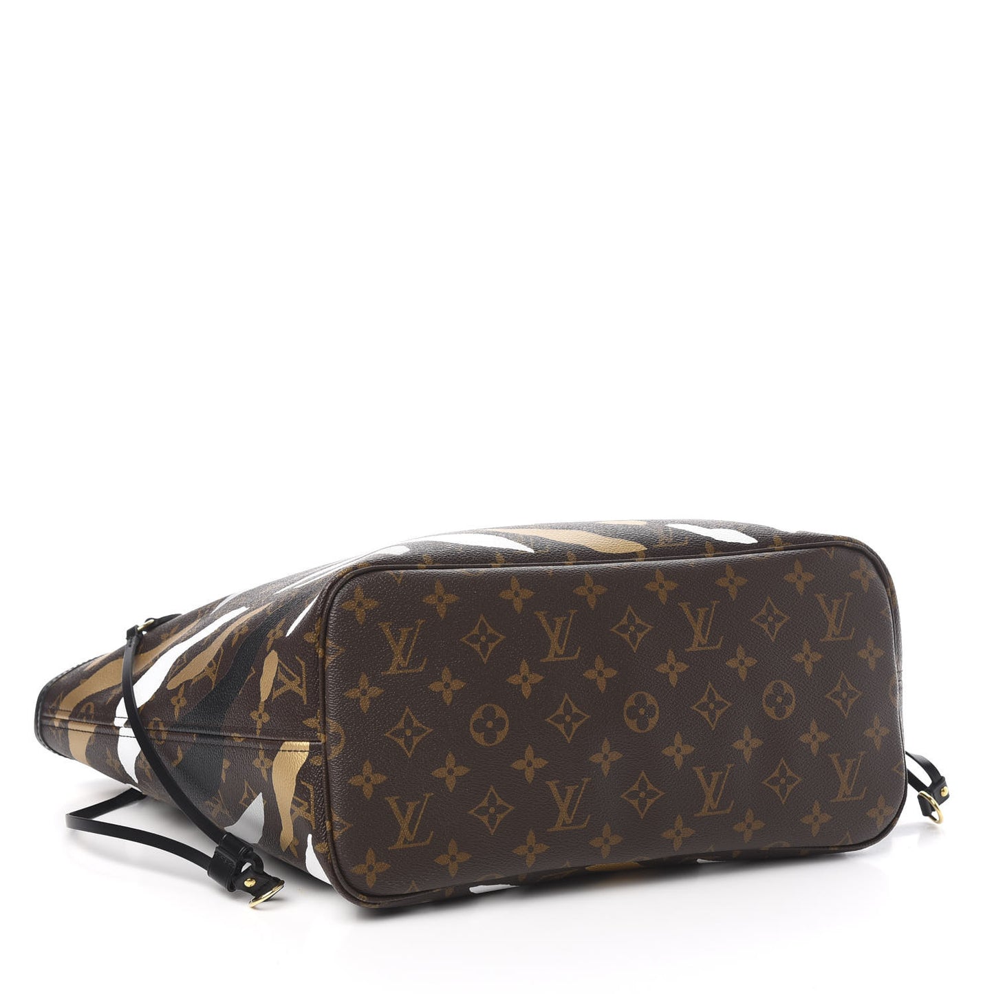X LOL Monogram Neverfull MM Gold Silver