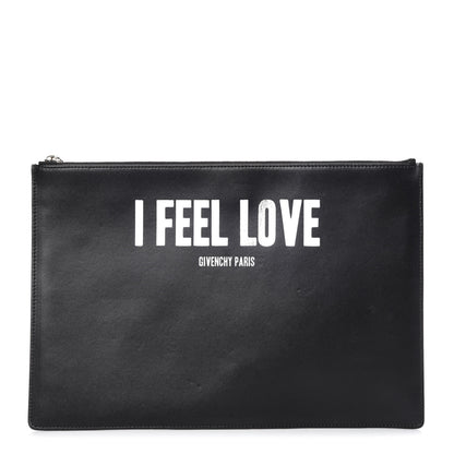 Givenchy Calfskin I Feel Love Medium Pouch Black 1 of 7