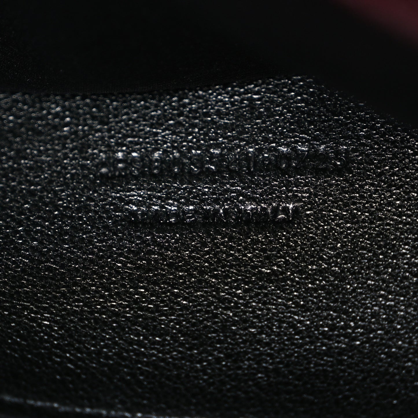 Lambskin Chevron Quilted Large Loulou Rouge Cabernet