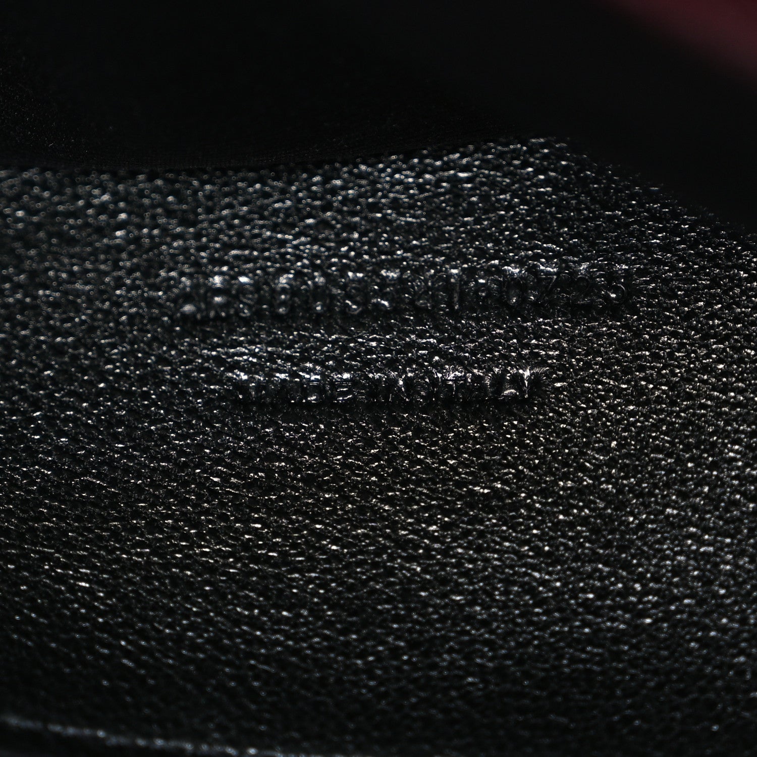 Saint Laurent Lambskin Chevron Quilted Large Loulou Rouge Cabernet 8 of 11