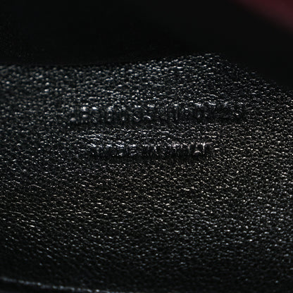 Saint Laurent Lambskin Chevron Quilted Large Loulou Rouge Cabernet 8 of 11