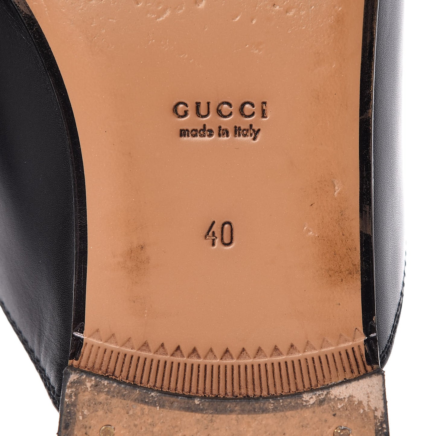 Calfskin Womens Princetown Slippers 40 Black