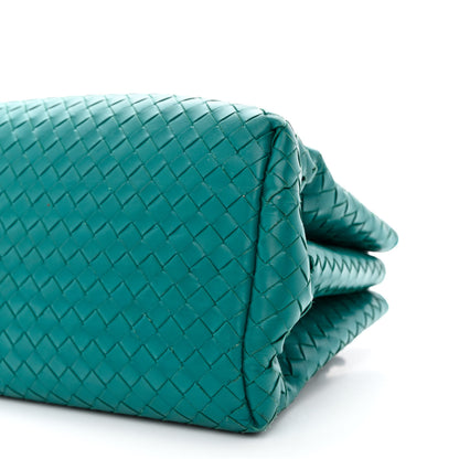 Bottega Veneta Light Calf Intrecciato Small Roma Teal 10 of 14