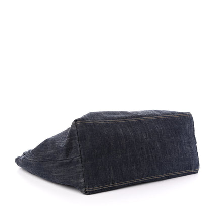 Chanel Denim XL Coco Cabas Tote Blue 5 of 11