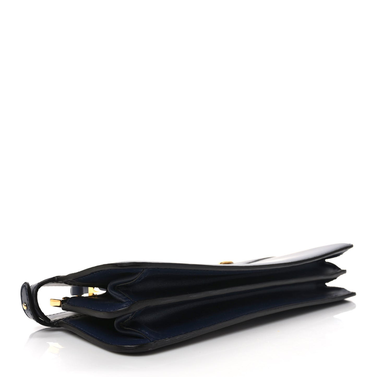 Vitello King Luxor Camoscio Peekaboo I SEE U Horizontal Satchel Bleu