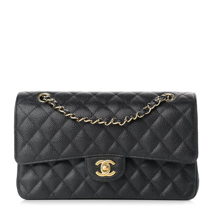 Chanel Caviar Quilted Medium Double Flap Black 1 of 11