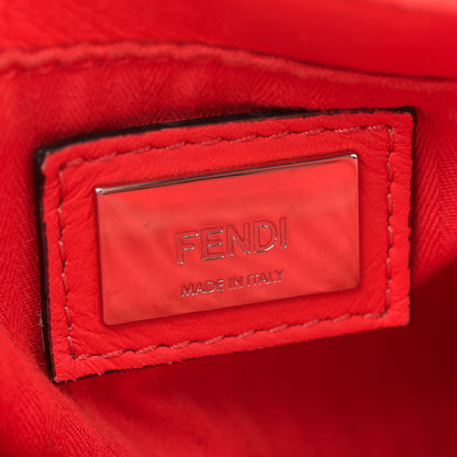 Fendi Vitello Elite Petite 2Jours Tote Papavero 6 of 15