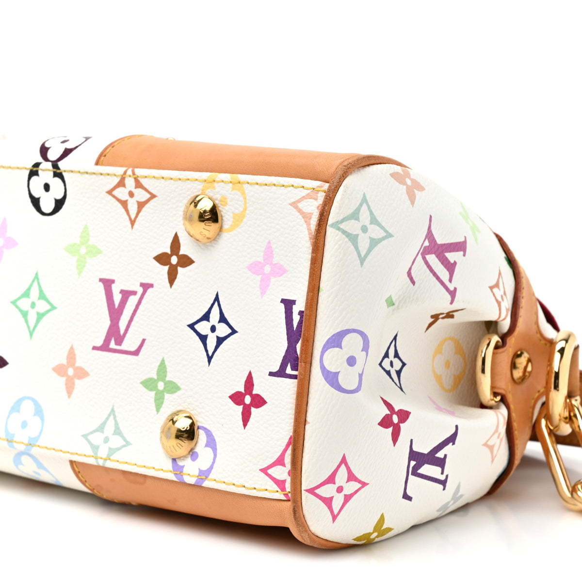 Louis Vuitton Monogram Multicolor Beverly MM White 7 of 11