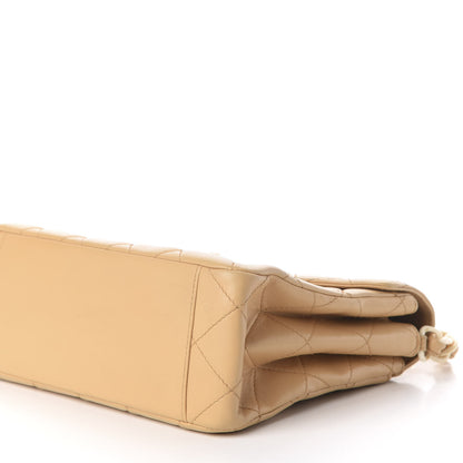 Chanel Lambskin Quilted Medium Envelope Flap Beige 7 of 13