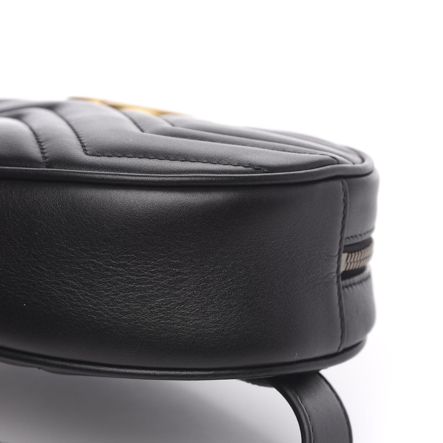 Calfskin Matelasse GG Marmont Belt Bag 75 30 Black