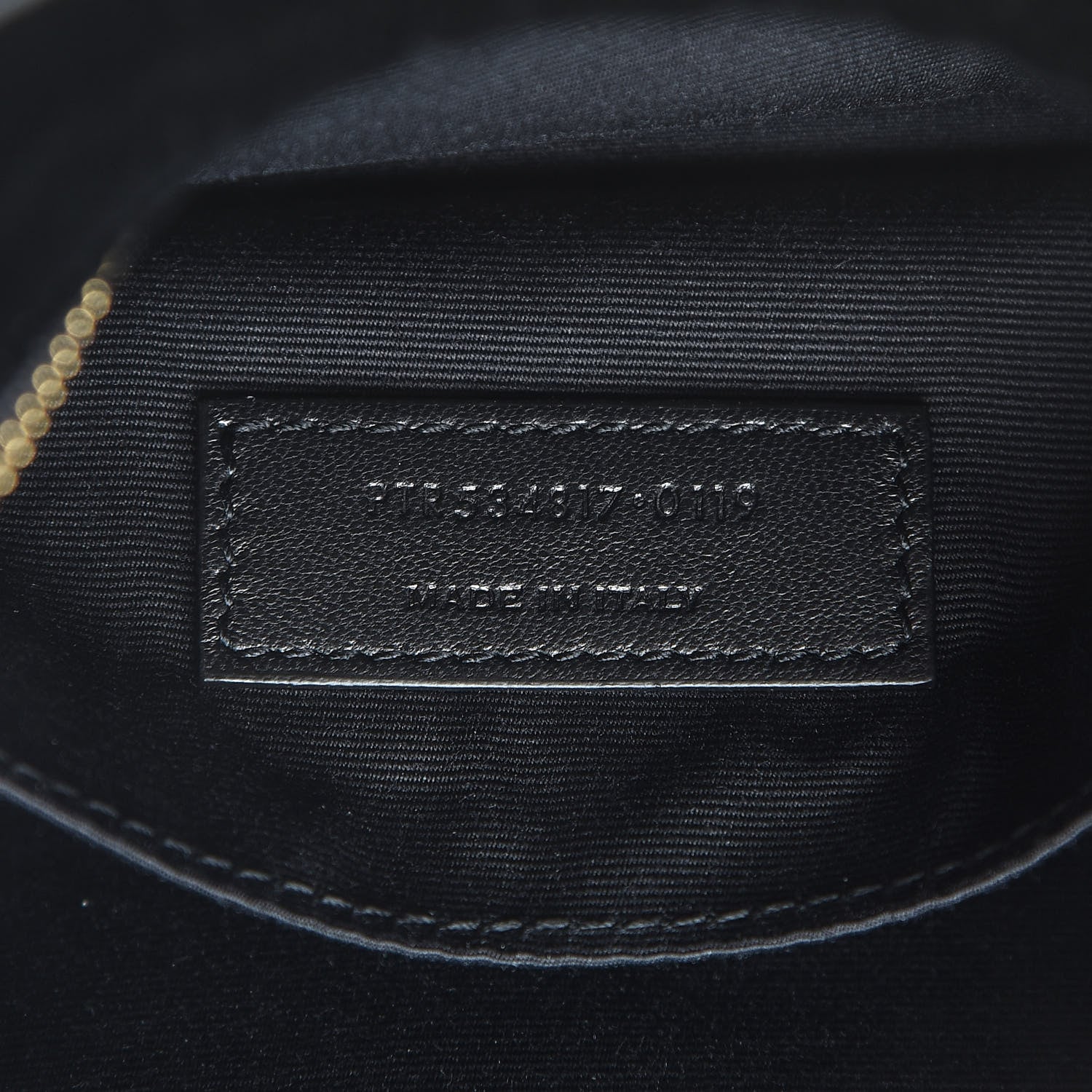 Saint Laurent Velour Matelasse Monogram Lou Belt Bag Black 7 of 10