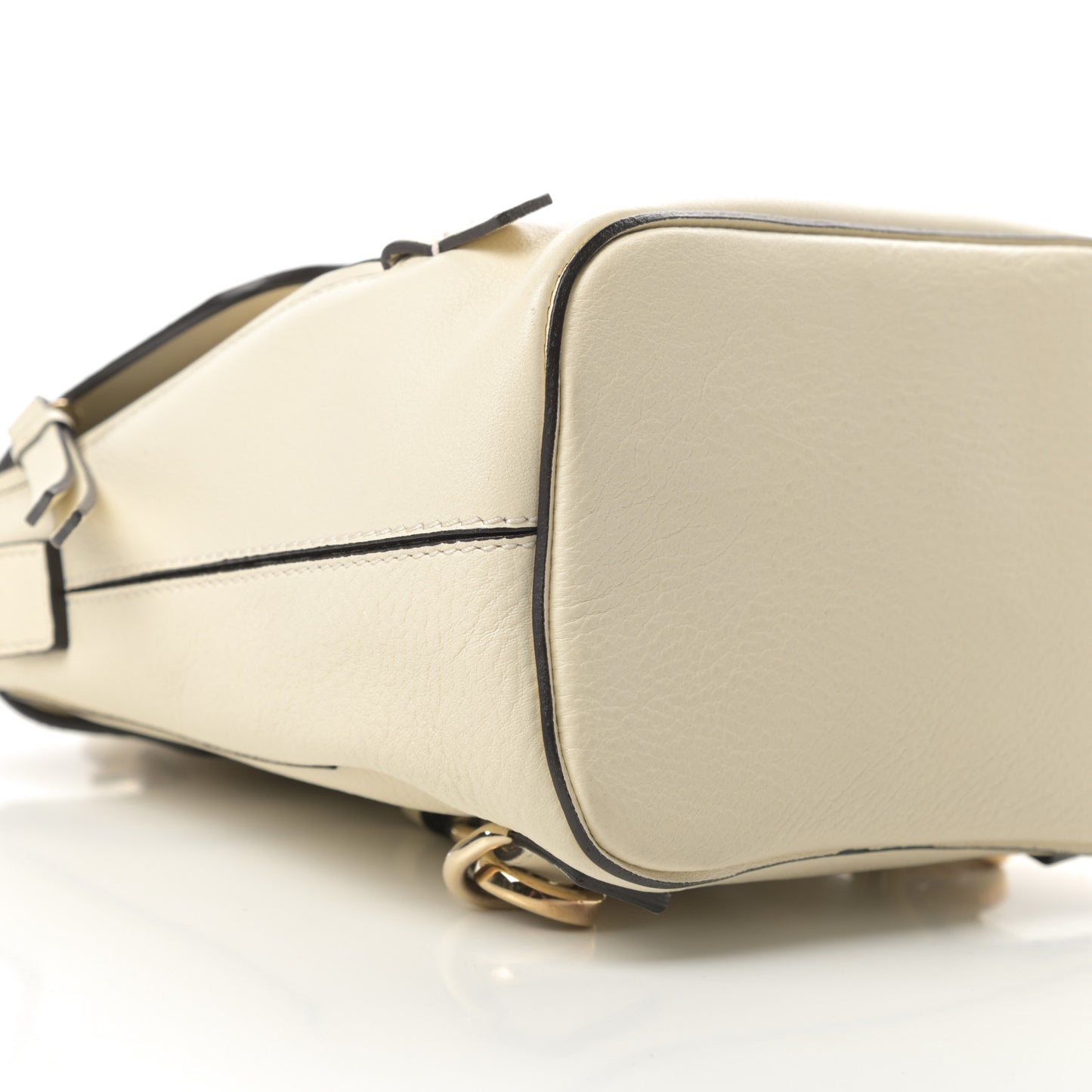 Suede Calfskin Mini Faye Backpack Off White