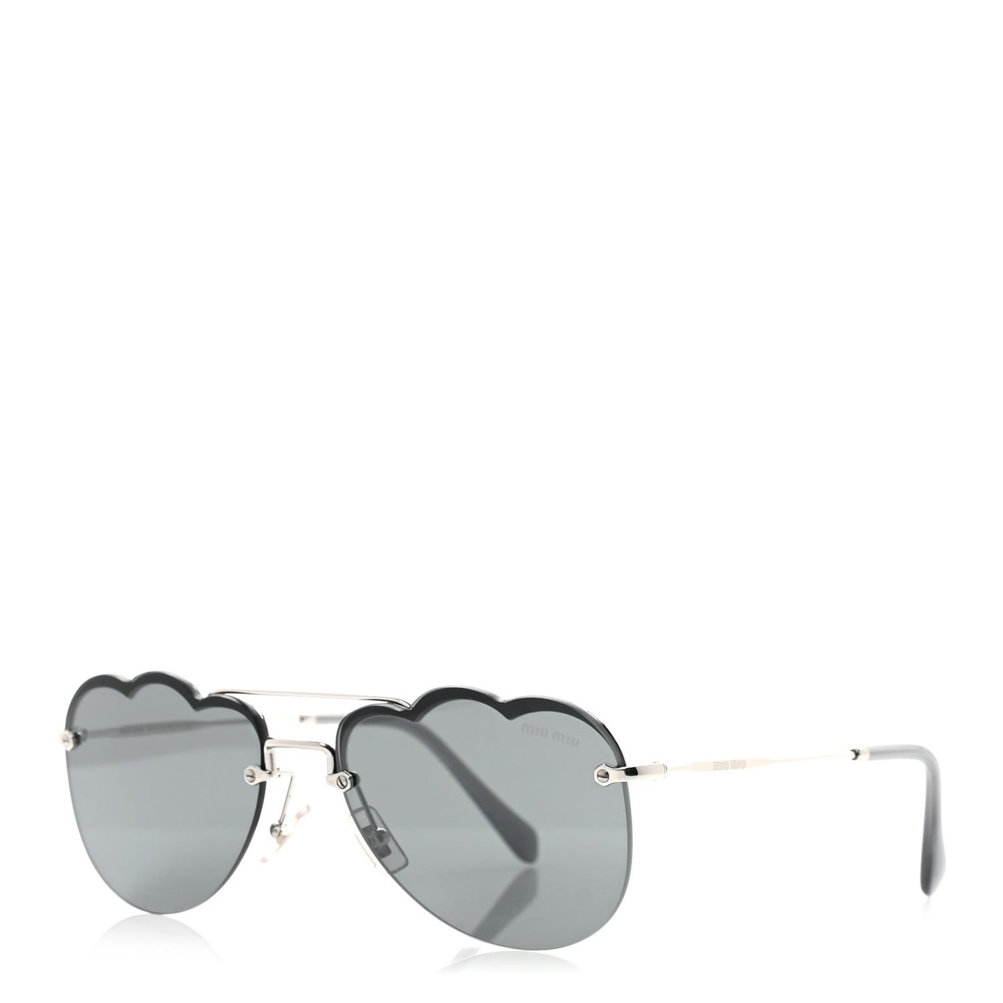 Metal Cloud Sunglasses SMU56U Silver