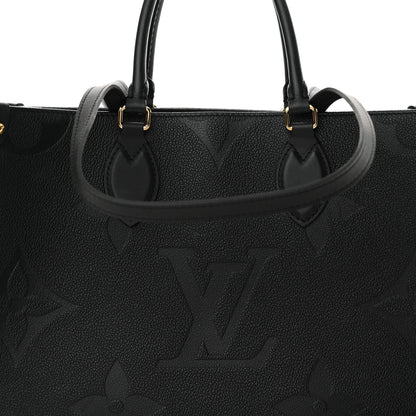 Louis Vuitton Empreinte Monogram Giant Onthego MM Black 6 of 8