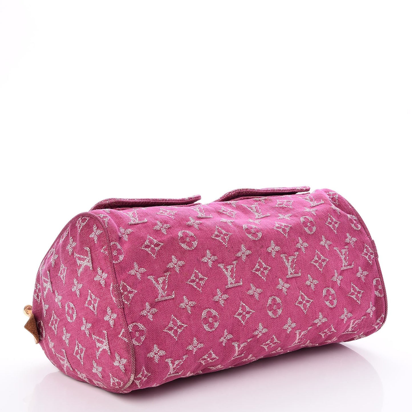 Monogram Denim Neo Speedy Fuchsia