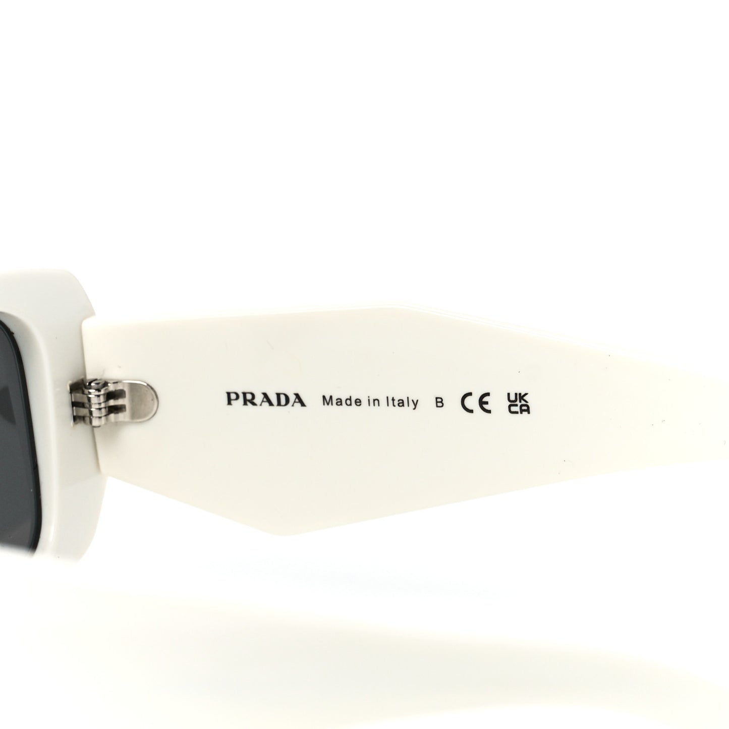 Acetate Symbole Sunglasses SPR 17W White
