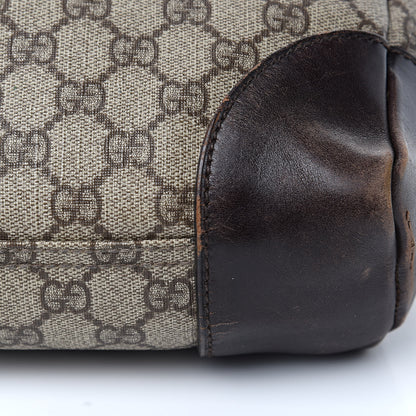 Gucci Denim Monogram Flat Messenger Bag Black 11 of 16