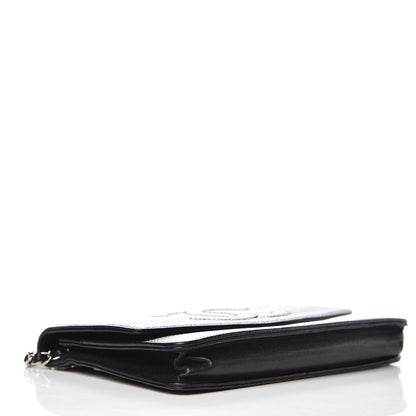 Chanel Caviar Timeless CC Wallet On Chain WOC Black 4 of 15