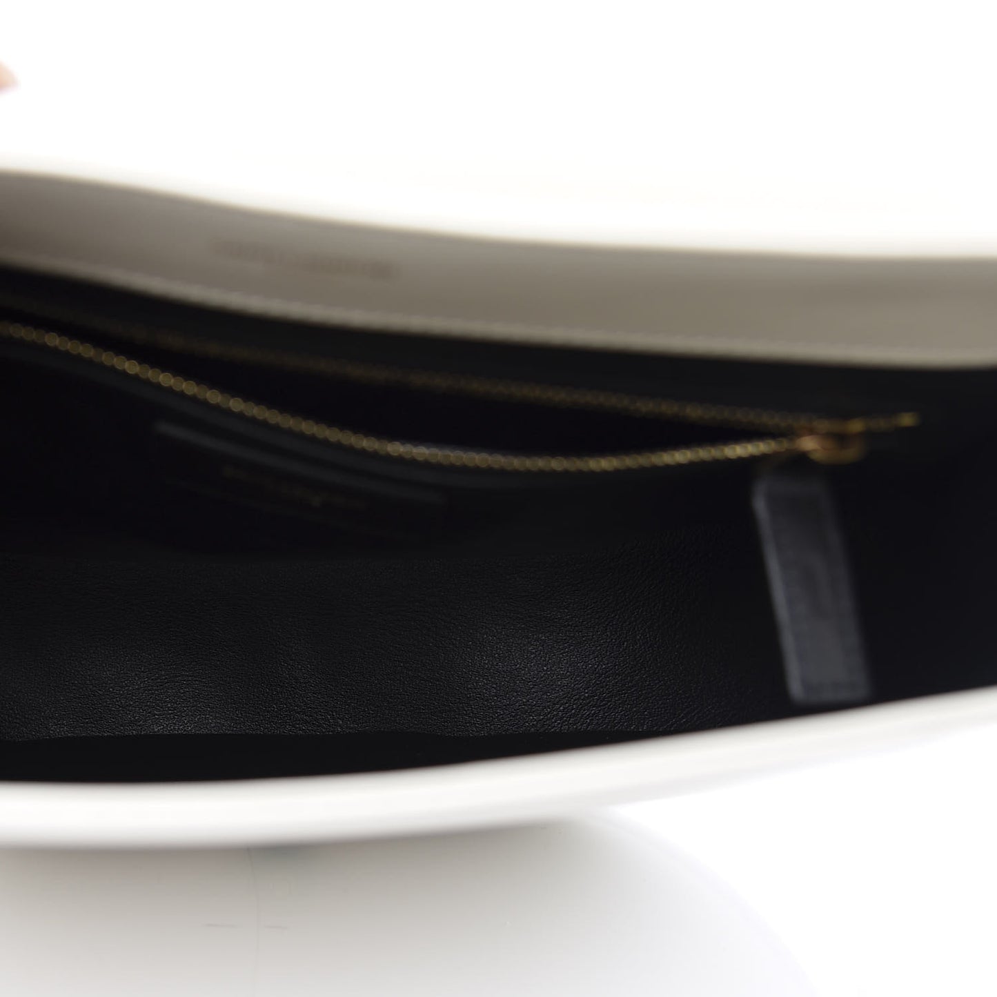 Calfskin Quilted Y Joan Satchel White