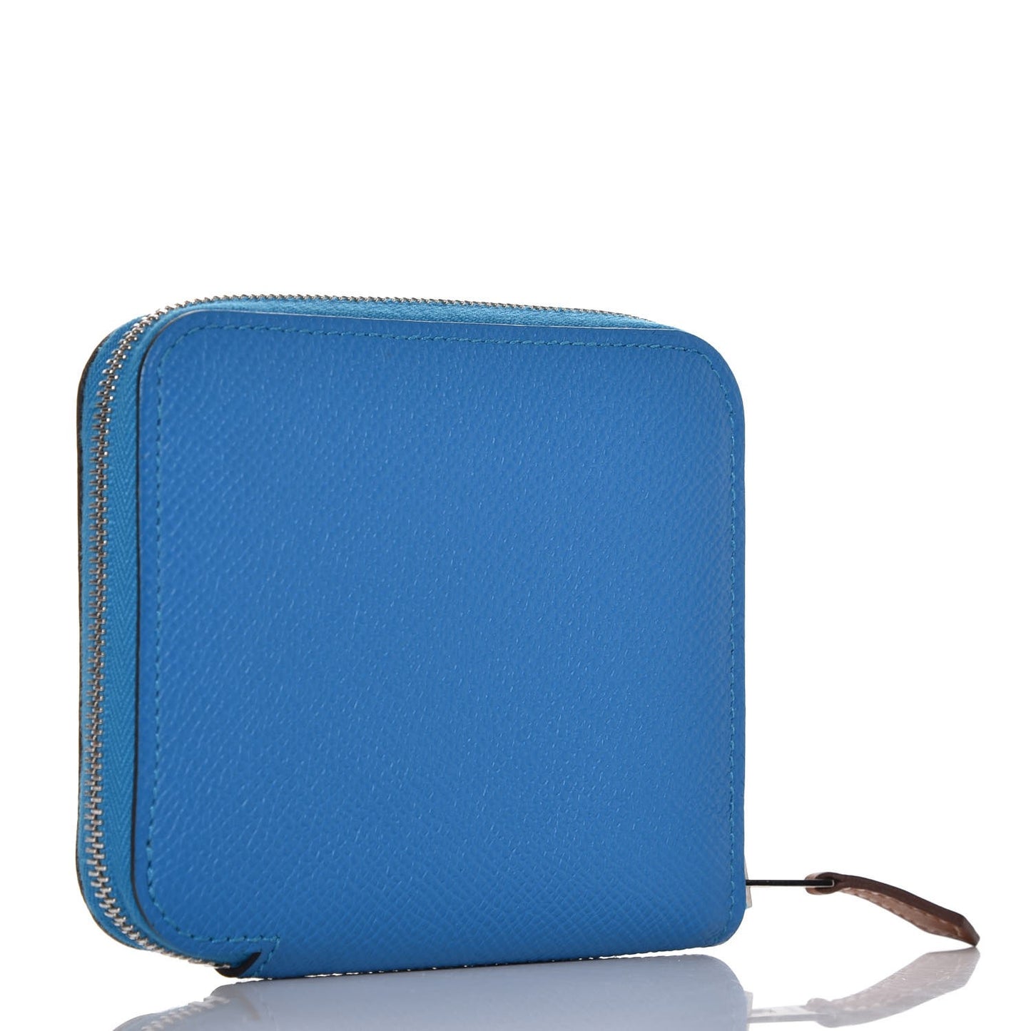 Epsom Silk'In Compact Wallet Bleu Zanzibar