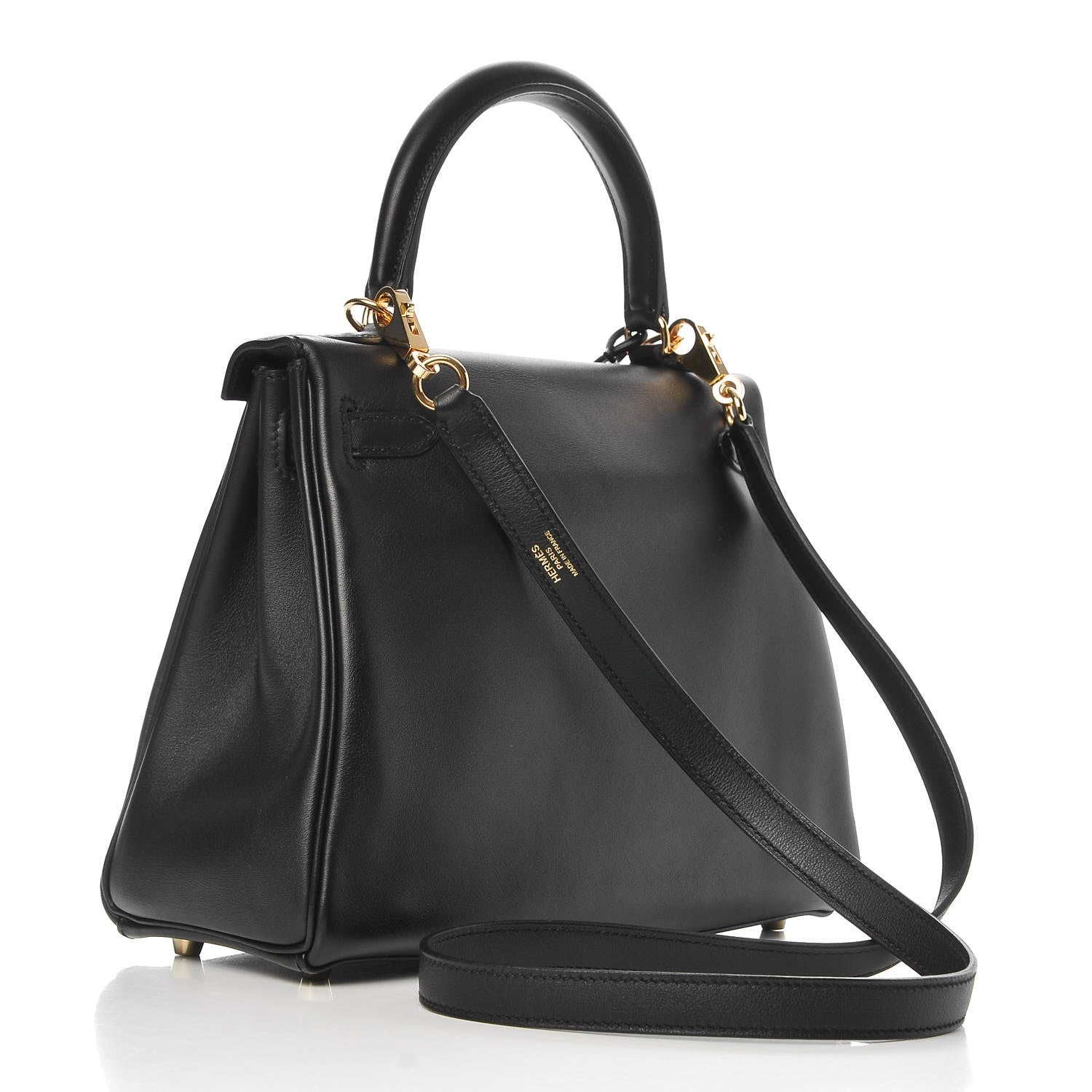 Hermes Swift Kelly Retourne 25 Black 4 of 34