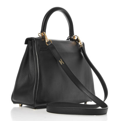 Hermes Swift Kelly Retourne 25 Black 4 of 34