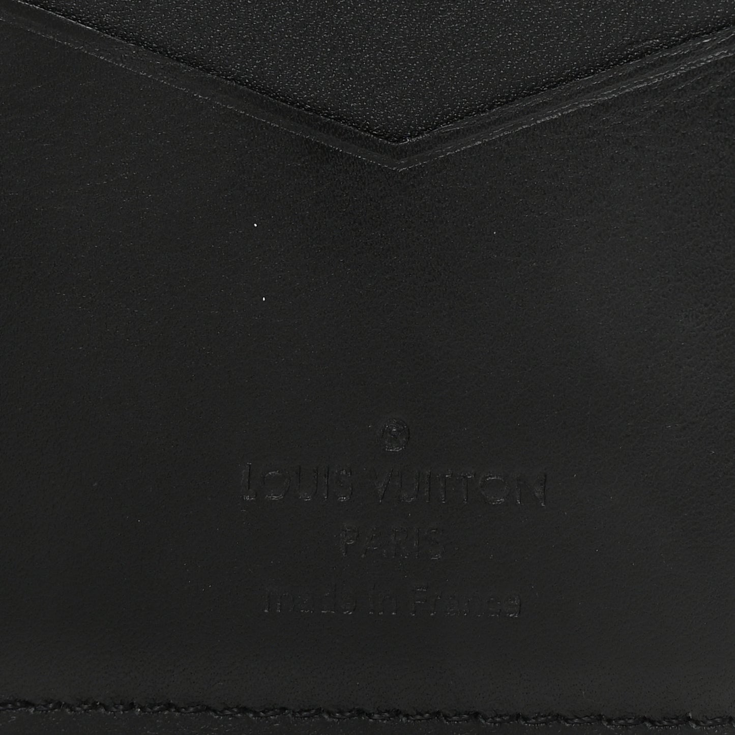 Calfskin Monogram Shadow Pocket Organizer Black