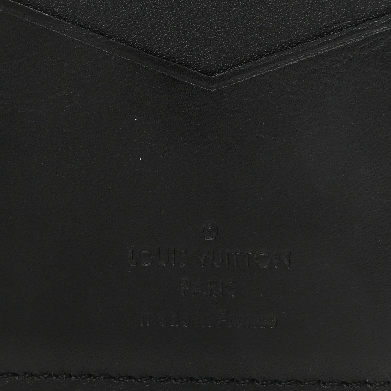 Louis Vuitton Calfskin Monogram Shadow Pocket Organizer Black 6 of 7