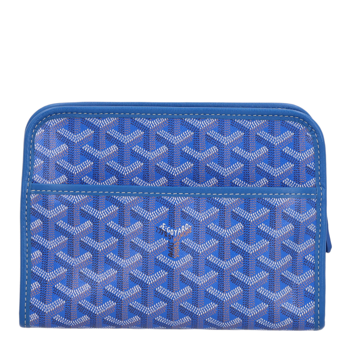 Goyardine Jouvence PM Toiletry Pouch Sky Blue
